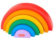 Brinquedo para Bebê Fisher-Price Arco-íris - Empilhável Mattel 6 Peças
