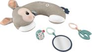 Brinquedo para bebês Fisher-Price Tummy Time Fawn Wedge com espelho e chocalho