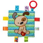 Brinquedo para bebês Taggies Crinkle Me Brother Puppy com papel enrugado - Mary Meyer