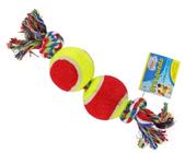 Brinquedo para cachorro - CORDA COM BOLA - WESTERN