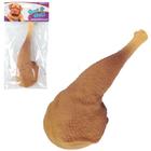 Brinquedo Para Cachorro Coxa De Frango Com Som 18cm Na Solap - wellmix