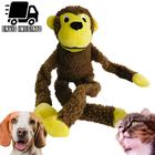 Brinquedo para Cachorro Pelucia Macaco Pet Cães com Apito