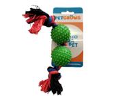 Brinquedo Para Cães Dental Bone Bola Dupla PetGrows