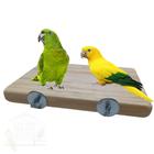 Brinquedo Para Calopsita, Ring Neck -Papagaio -Poleiro Plataforma De Descanso