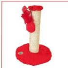 Brinquedo para Gato Poste Arranhador Sisal Pelúcia Divertido