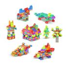 Brinquedo para Montar Sacola Construcao CLICK 440PCS - Dismat