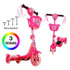 Brinquedo Patinete Infantil Lol Surprise 3 Rodas Luz E Som