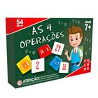 Brinquedo Pedagógico as 4 Operacoes 54 Peças - Coluna