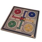 Jogo Ludo Brinquedo Educativo e Pedagógico em MDF - Tralalá 4 Kids