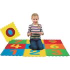 Brinquedo pedagogico eva numeros 28x28cm 5mm 10 pecas - EVAMAX