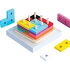 Brinquedo Pedagogico Madeira Encaixe FORMAS/CORES Tetris - Toy MIX