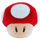 Brinquedo Pelucia Cogumelo Vermelho 15cm Turma do Mario Antialérgico - Pelúcia