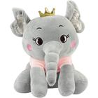 Brinquedo Pelúcia Elefante Bebê com Ventosa Presente Infantil Super Macio 23cm