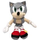 Brinquedo Pelucia Sonic Cinza 35cm Antialergico Bordado - Pelúcia