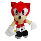 Brinquedo Pelucia Sonic Vermelho 35cm Antialergico Bordado - Pelúcia