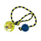 Brinquedo Pet Bola Agility Cristal Mamona 45mm Com Corda