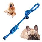 Brinquedo Pet Corda Resistente Forte Interativo para Cachorro Cães Corda com Puxador