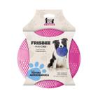 Brinquedo Pet Frisbee Dog Plástico Sanremo Cor Rosa