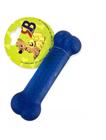 Brinquedo Pet Osso Massageador Cristal Médio Para Cães - RB Pet