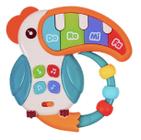 Brinquedo Pianinho Musical Baby Infantil Musicas Som Bichos