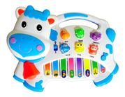 Pianinho Teclado Musical Infantil Som Luz Fazendinha Animais - Click  Compras Na Internet®