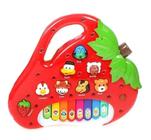 Brinquedo Piano Teclado Infantil Bichos Musical Moranguinho