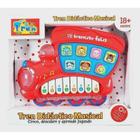 Brinquedo Piano Trenzinho Didático Musical (vermelho) - Toy king