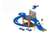 Brinquedo Pista Estacionamento Para Carrinhos Garagem Dino Policia Bombeiro Carros De Corrida Infantil Para Crianças