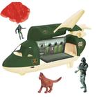 Brinquedo PlaySet Avião Força Militar com Acessórios - Samba Toys