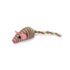 Brinquedo Ratinho Corda Rosa Para Gatos - Pp181