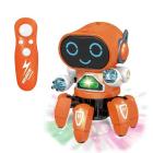 Brinquedo Robô Aranha Controle Remoto Dançarino Som Luz LA - Toy king