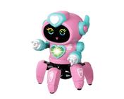 Brinquedo Robô Aranha Rosa Dançarino Com Sons e Luzes Envio Imediato!