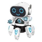 Brinquedo Robô Dança Boneco Robot Aranha Emite Som Luz Led Musica Movimentos