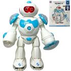 Brinquedo Robô Estelar Interativo Com Luzes E Sons