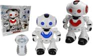 Brinquedo Robô Infantil Com Controle Remoto Luzes e Som (Colorido)