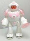 Brinquedo Robô Rosa Estelar Interativo Com Luzes E Sons