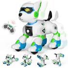 Brinquedo Robot Dog WeFone Smart programável para crianças (verde)