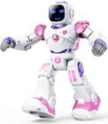 Brinquedo robótico inteligente Ruko 1088 STEM programável para crianças rosa