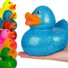 Brinquedo Rubber Duck The Dreidel Company Giant Glitter com som