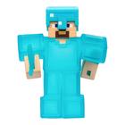 Brinquedo sensorial Heroes of Goo Jit Zu Minecraft Steve com diamante