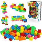 Brinquedo Super Blocos Com 84 Peças Pakitoys 1279