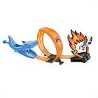 Brinquedo Super Pista Loop de Tubarão com Carrinho de Metal Manobra Radical Infantil - Fenix SPA-027 T