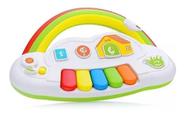 Brinquedo Teclado Infantil Piano Som Educativo Luz Arco Íris - Toy King