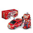 Brinquedo Transformers Bombeiro Luz e Som a Pilha - toys