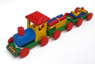 Brinquedo Trem Pedagogico Em Madeira - JOTTPLAY