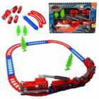 Trem De Brinquedo Com Trilho A Pilha Locomotiva Infantil - Shop Macrozao