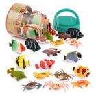 Brinquedo Tropical Fish & Crabs Terra da Battat com 60 minibonecos