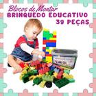 Blocos De Montar Brinquedo Educativo 176 Peças Infantil Didatico - LUCTOYS  - Brinquedos de Montar e Desmontar - Magazine Luiza