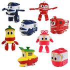 Brinquedos de anime Transformation Kids Juguetes RT Kay Alf Duck Figure Car Family (amarelos, 11 cm)