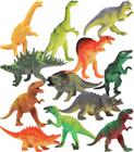 Brinquedos de bonecos de dinossauro Click N' Play Jumbo 18 cm, pacote com 12